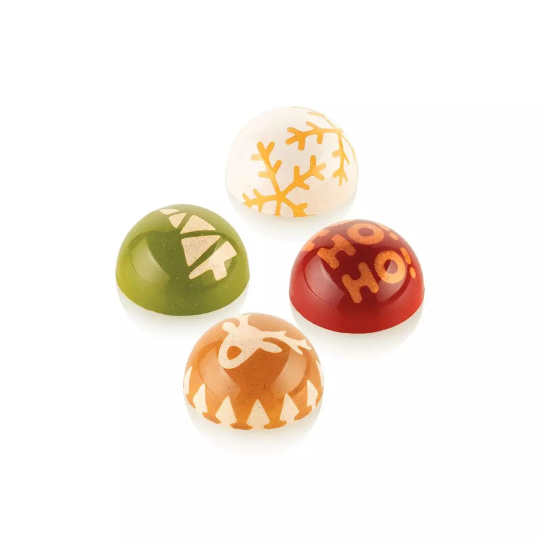 Silikomart 4 STAMPS HANDLES by Home Chocolate Factory - professional pastry and chocolate equipment