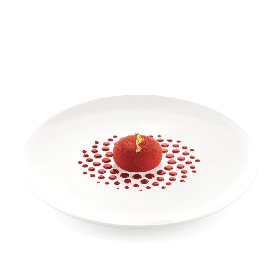 Silikomart Stencil Foglia - Set of 2 Silicone Stencils by Home Chocolate Factory - professional pastry and chocolate equipment