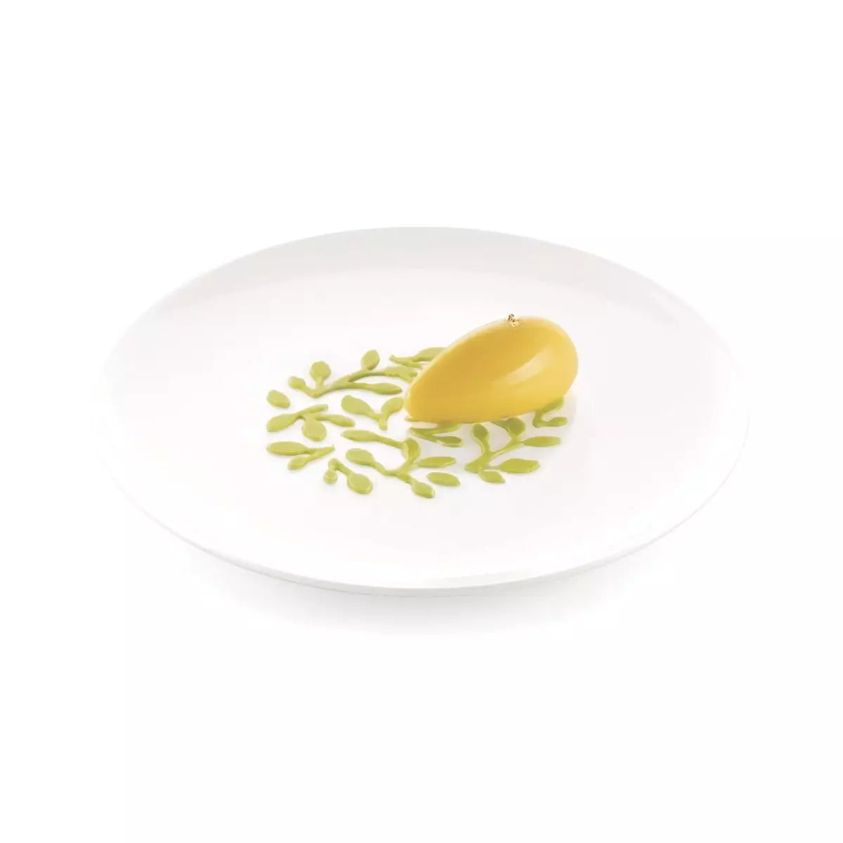 Silikomart Stencil Ramo - Set of 2 Silicone Stencils by Home Chocolate Factory - professional pastry and chocolate equipment