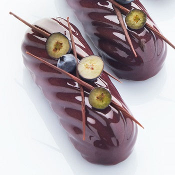 Martellato Twist Eclair Silicone Mould by Home Chocolate Factory - professional pastry and chocolate equipment