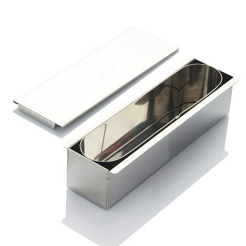 Martellato Block and Oval Stainless Steel Moulds by Home Chocolate Factory - professional pastry and chocolate equipment