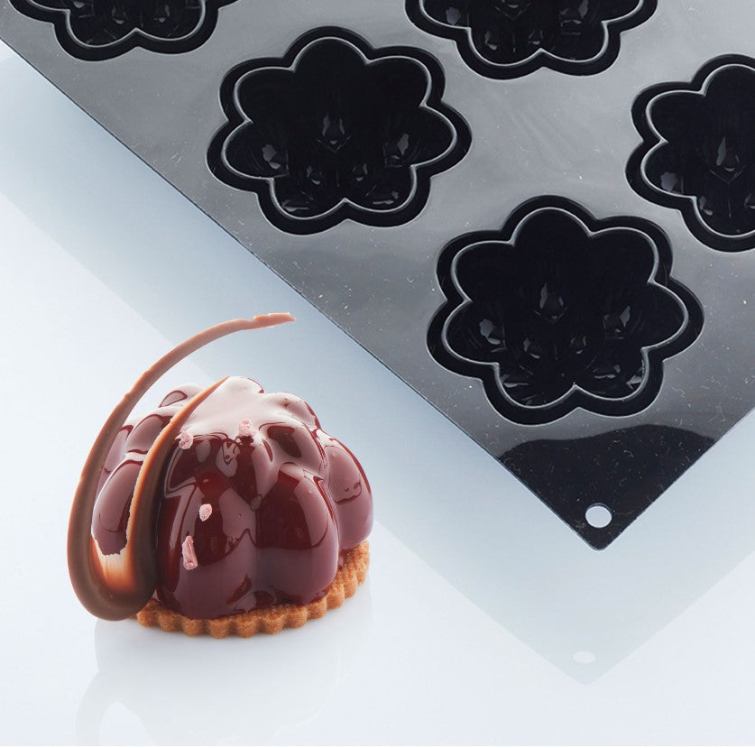 Martellato Dahlia Professional Silicone Mould by Home Chocolate Factory - professional pastry and chocolate equipment