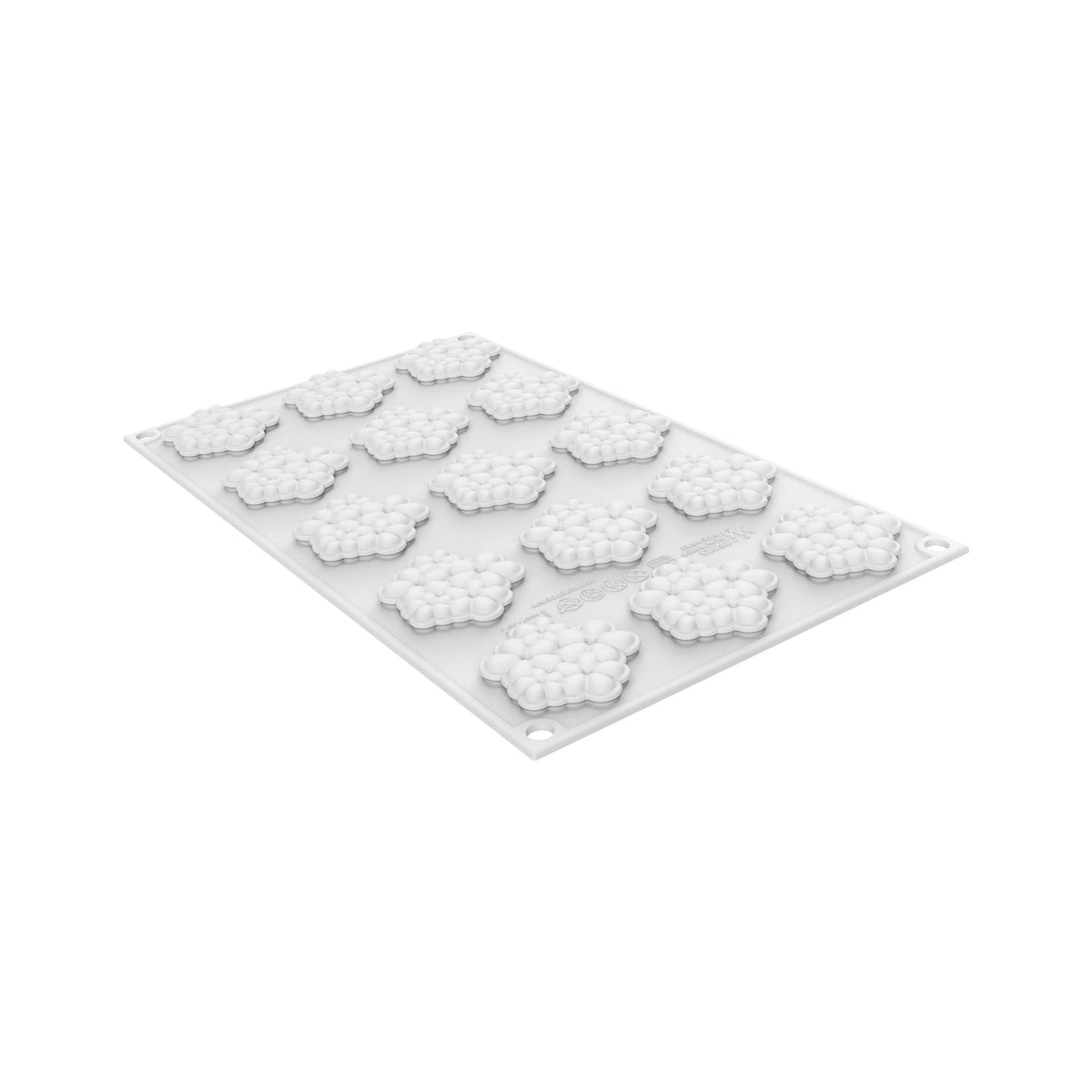 Silikomart Flora 7 Silicon Mould by Home Chocolate Factory - professional pastry and chocolate equipment