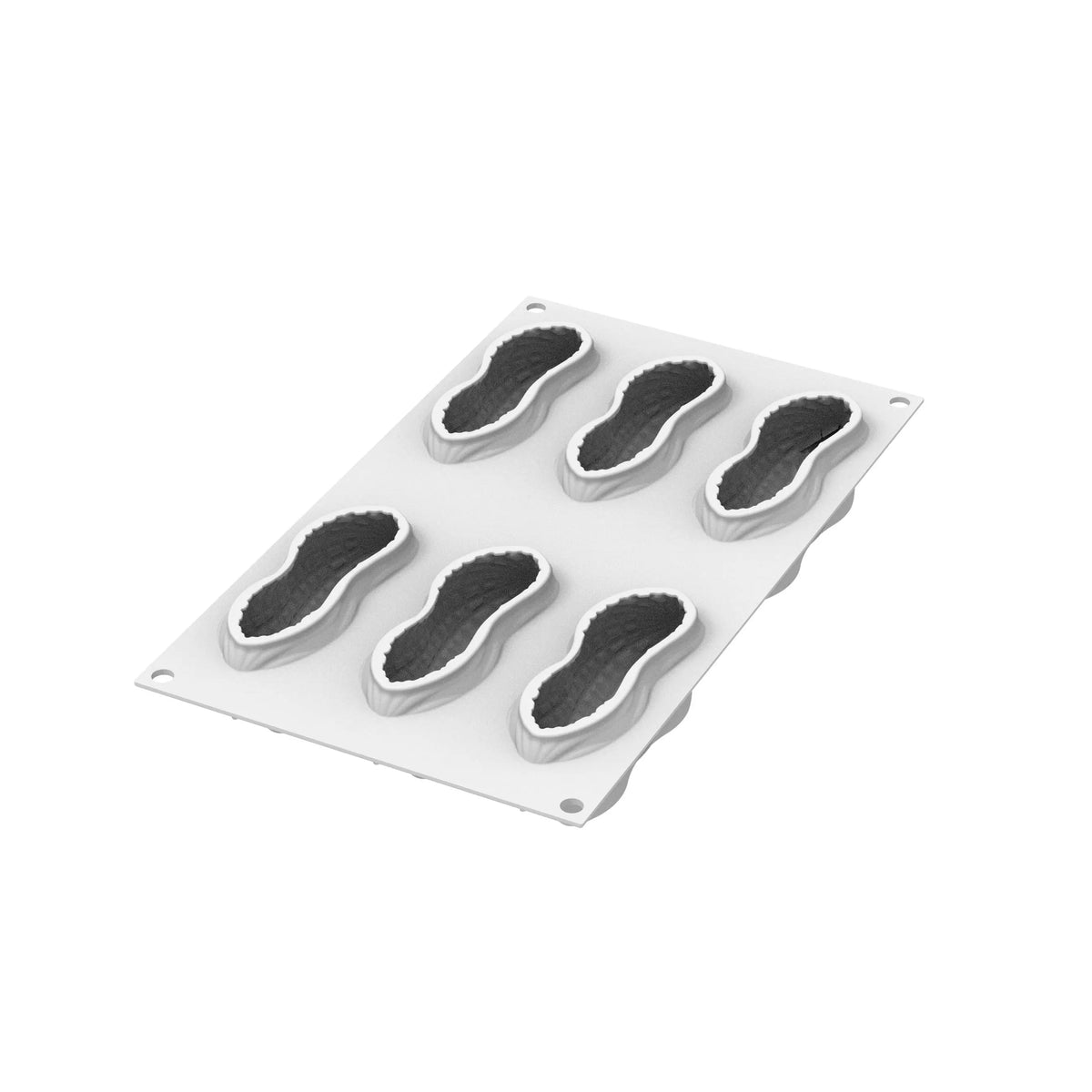 Silikomart SILICONE MOULD N.6 107X43 H 40 MM + CUTTER by Home Chocolate Factory - professional pastry and chocolate equipment