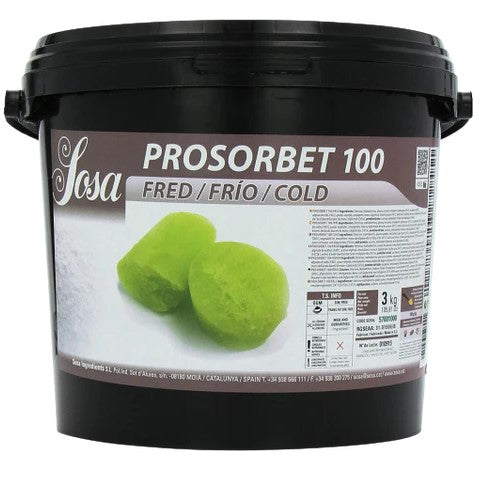 SOSA Prosorbet Cold 100 (3kg) by Home Chocolate Factory - professional pastry and chocolate equipment