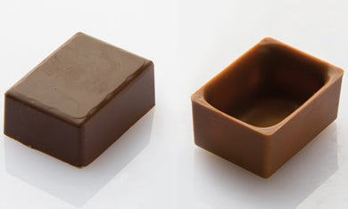 Chocolat Form Plain Rectangular Praline Polycarbonate Chocolate Mould by Home Chocolate Factory - professional pastry and chocolate equipment