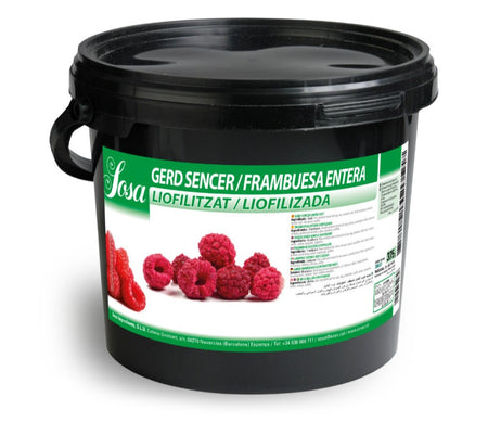 SOSA Freeze Dried Whole Raspberry (375g) by Home Chocolate Factory - professional pastry and chocolate equipment