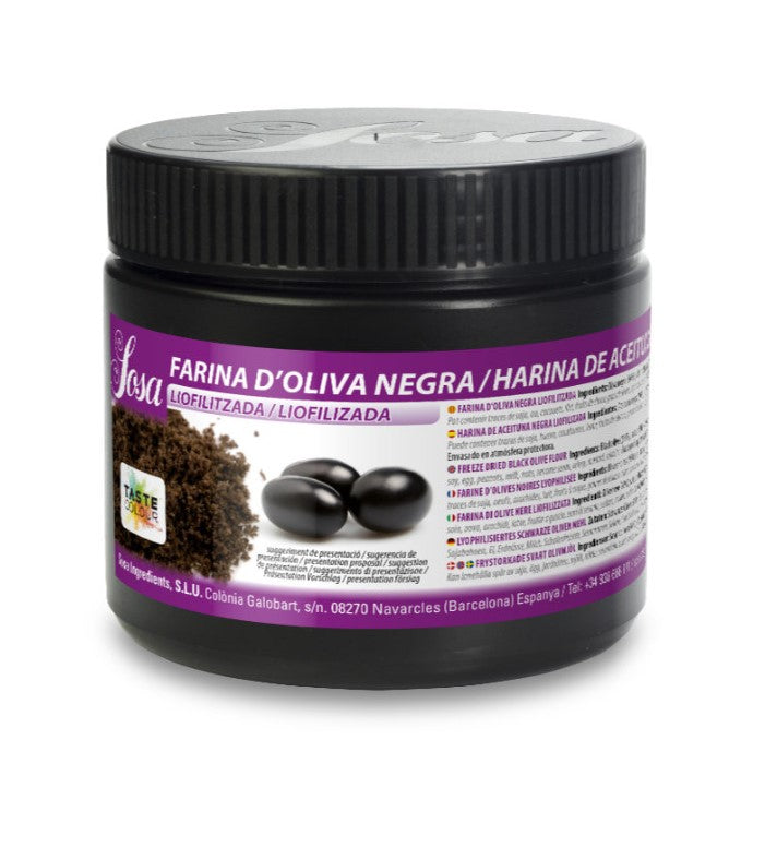 SOSA Freeze Dried Black Olive Powder (150g) by Home Chocolate Factory - professional pastry and chocolate equipment