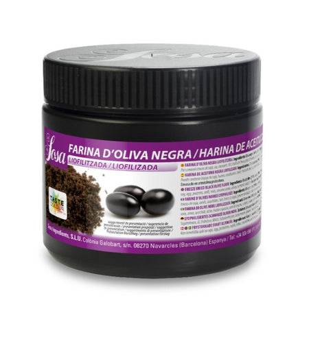 SOSA Freeze Dried Black Olive Powder (150g) by Home Chocolate Factory - professional pastry and chocolate equipment