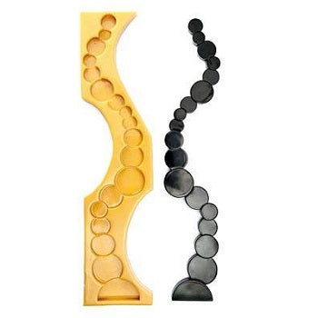 Silikomart Sugarflex Gold Silicone Insert Mould for Sugar Structure 663 X130 H 25mm by Home Chocolate Factory - professional pastry and chocolate equipment