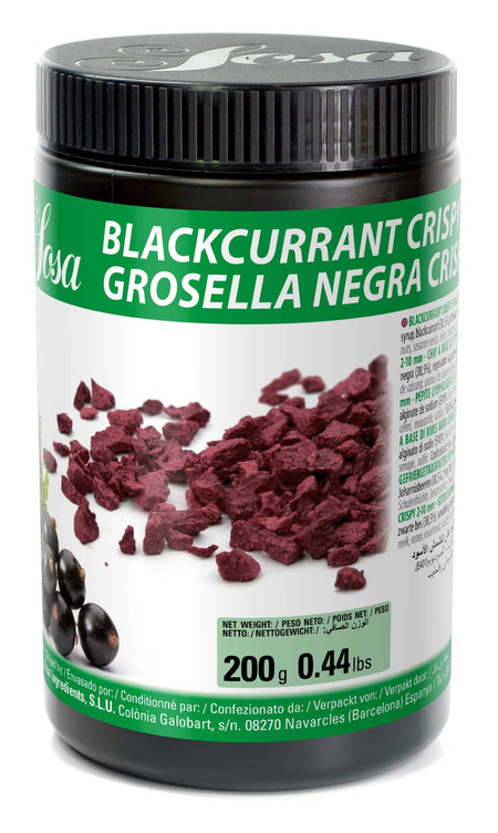 SOSA Blackcurrant Crispy 200g by Home Chocolate Factory - professional pastry and chocolate equipment