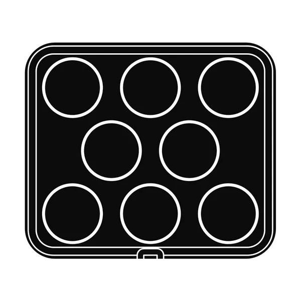 Pavoni Cookmatic Plates 45 - Set of Two Plates