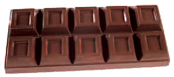 Cabrellon 1kg Giant Bar Polycarbonate Chocolate Mould by Home Chocolate Factory - professional pastry and chocolate equipment