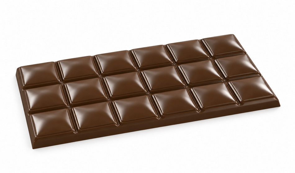 Implast 100g Break Apart Bar Polycarbonate Chocolate Mould