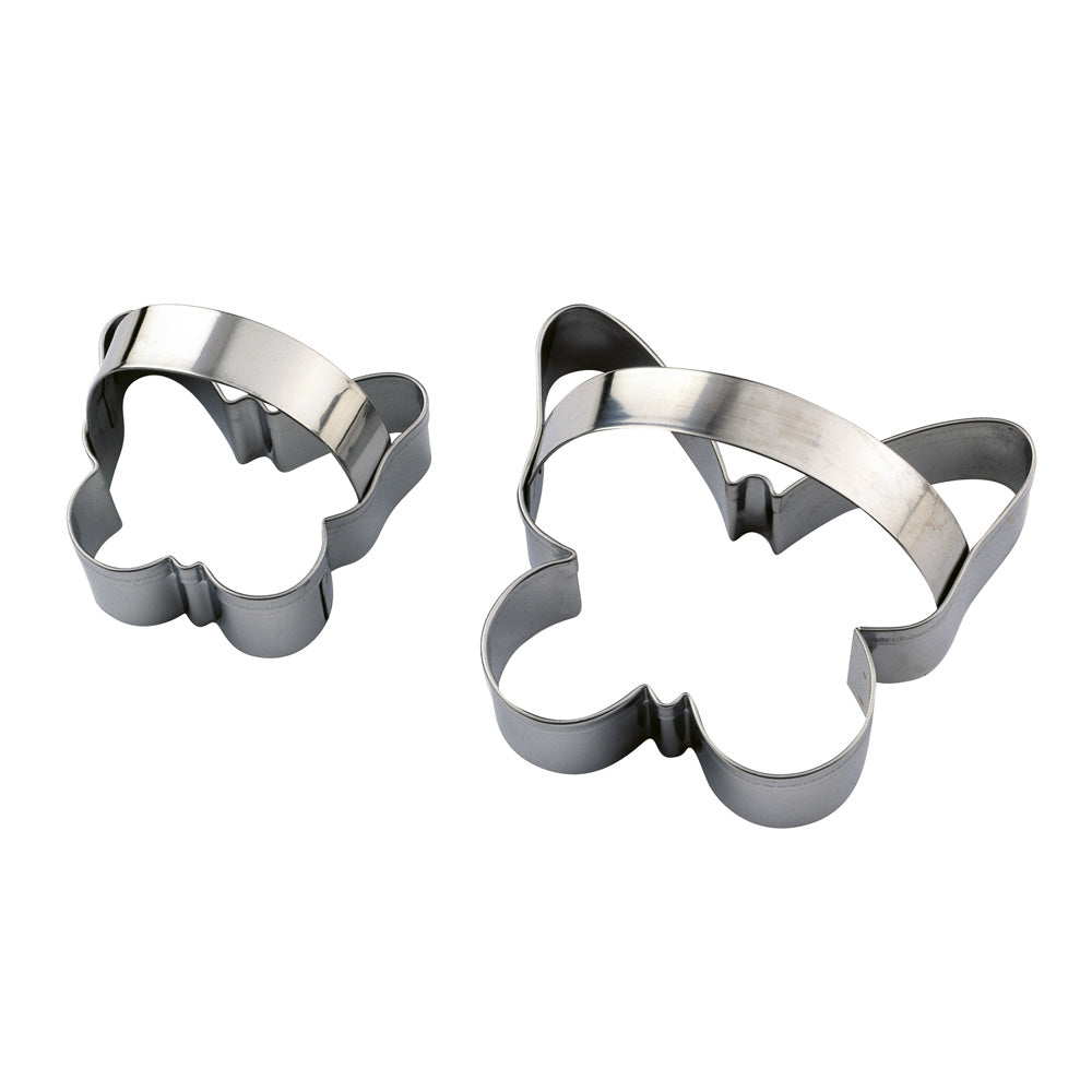 Martellato Buterfly Stainless Steel 2 Piece Pastry Cutter Set by Home Chocolate Factory - professional pastry and chocolate equipment