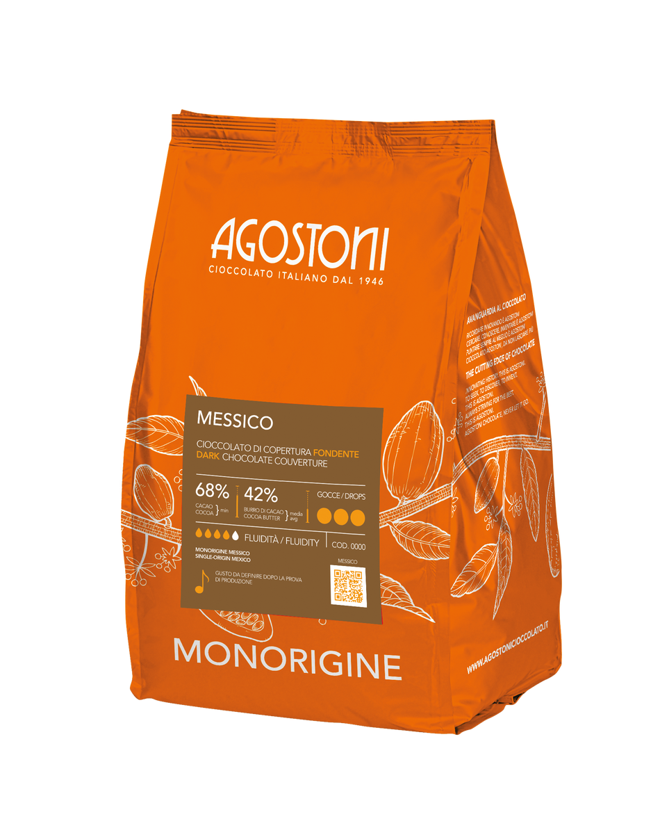 Agostoni Mexico 68% Dark Chocolate Couverture 4kg