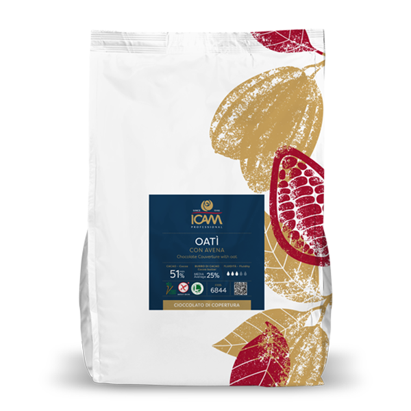 ICAM Oati Vegan Milk Chocolate with Oats 51%