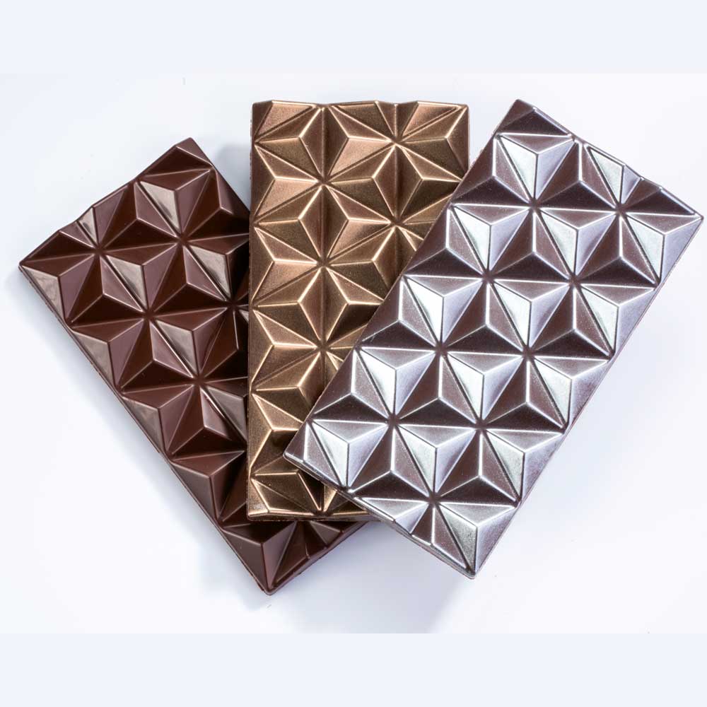 Martellato Pyramid Bar BPA Free Chocolate Mould by Home Chocolate Factory - professional pastry and chocolate equipment