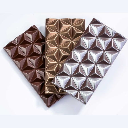 Martellato Pyramid Bar BPA Free Chocolate Mould by Home Chocolate Factory - professional pastry and chocolate equipment