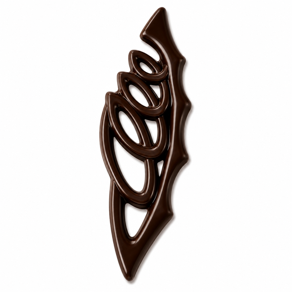Moulds for Chocolate decorations 74x24mm