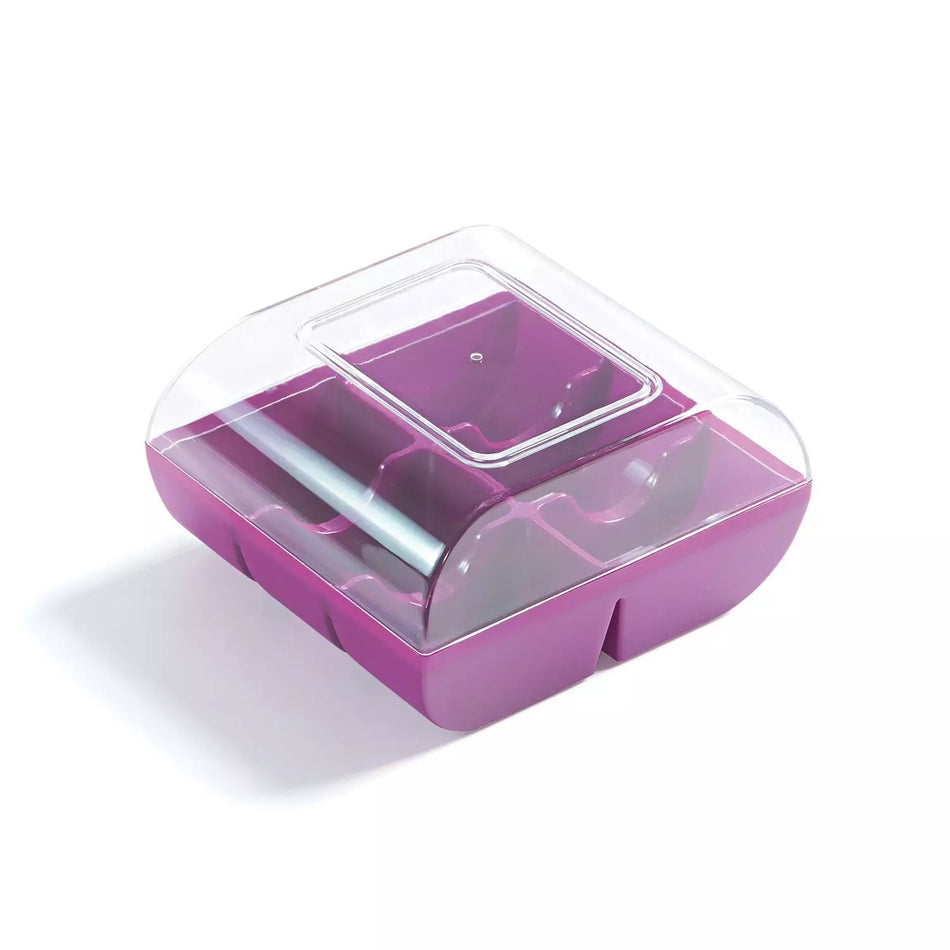 Silikomart Macado - Plastic Packaging for 6 Macarons / Fushia - pack of 90