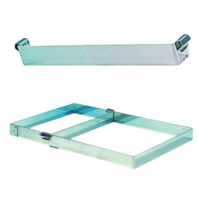 Mallard Ferriere Stainless Steel Dividing Strip 37cm x 4.5cm high (single) by Home Chocolate Factory - professional pastry and chocolate equipment