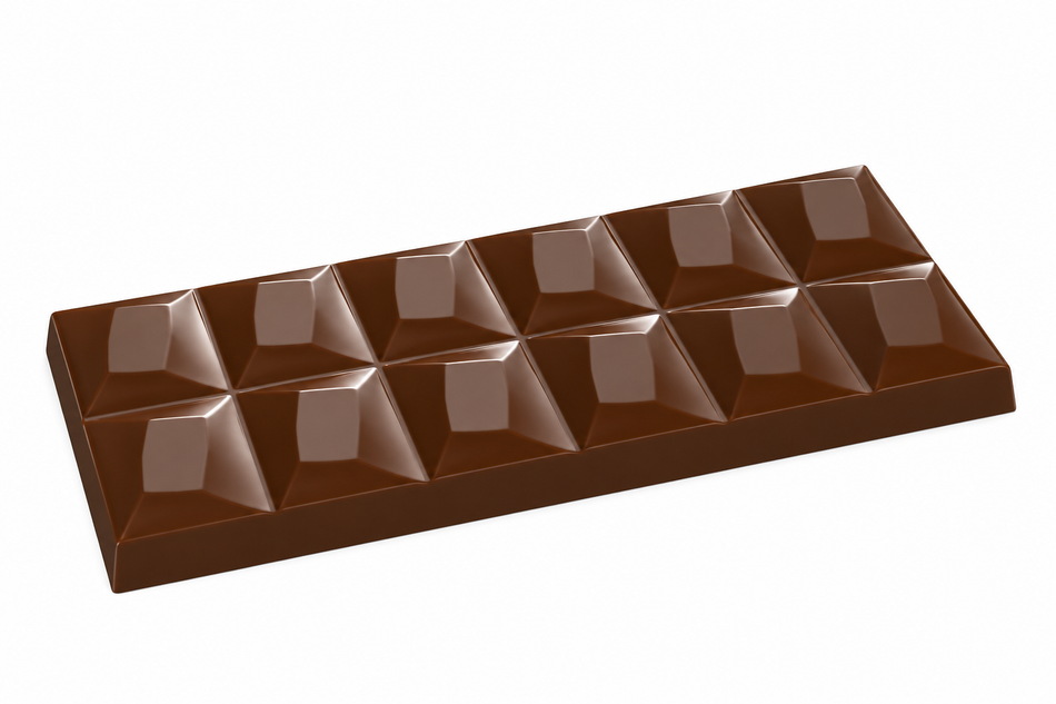 Implast 104 g Break Apart Bar Polycarbonate Chocolate Mould