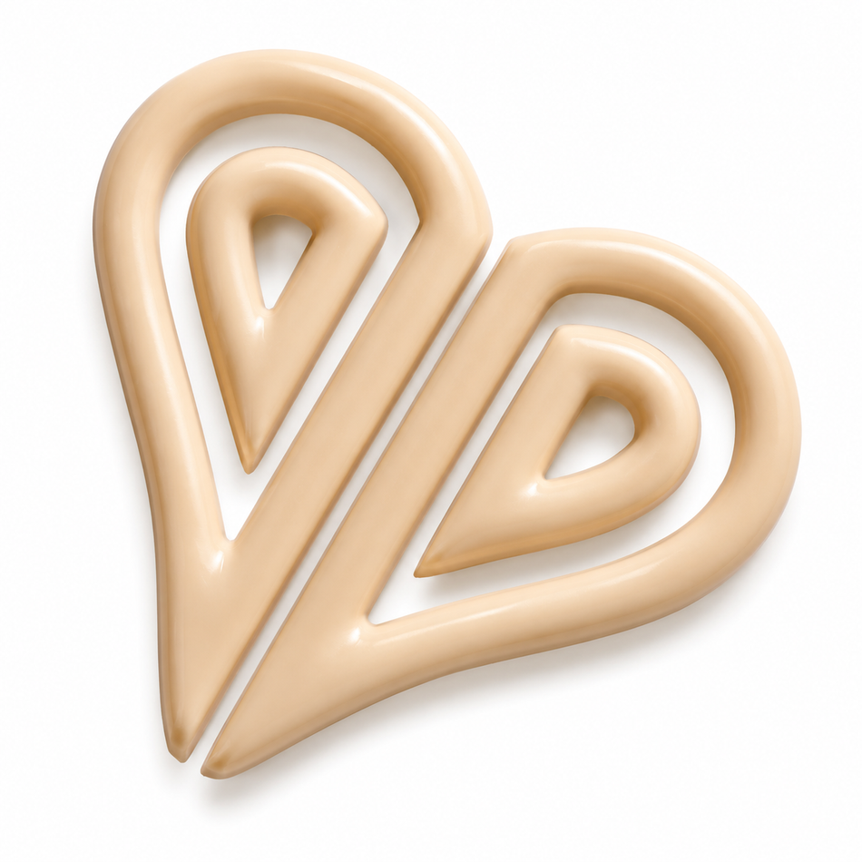 Moulds for Chocolate decorations Heart