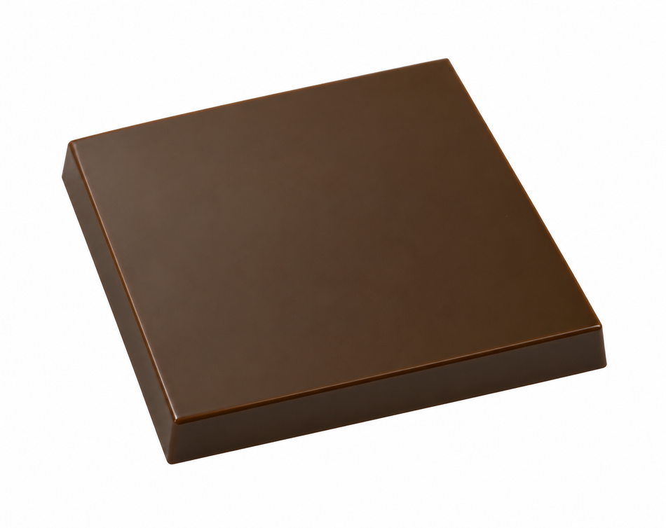 Implast 75mm x 75mm Flat Bar Polycarbonate Chocolate Mould