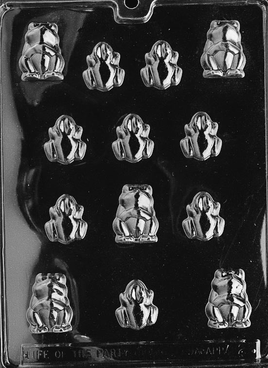 Little Frogs Chocolate Mould by Home Chocolate Factory - professional pastry and chocolate equipment