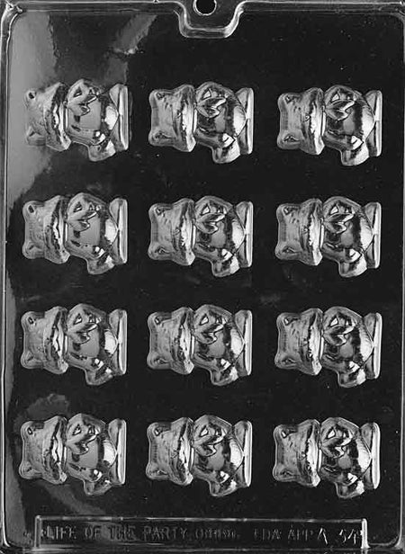 Bite Size Kittens Chocolate Mould by Home Chocolate Factory - professional pastry and chocolate equipment