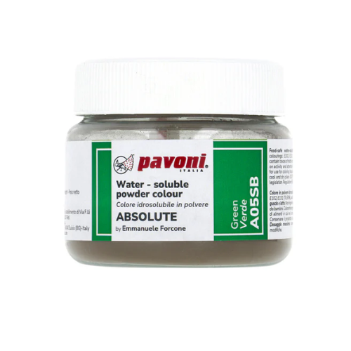 Pavoni Water Soluble Colouring Powder - Green by Home Chocolate Factory - professional pastry and chocolate equipment