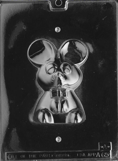 Mouse Chocolate Mould - Front by Home Chocolate Factory - professional pastry and chocolate equipment