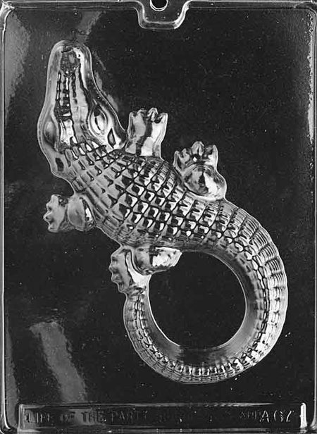 Crocodile Chocolate Mould by Home Chocolate Factory - professional pastry and chocolate equipment