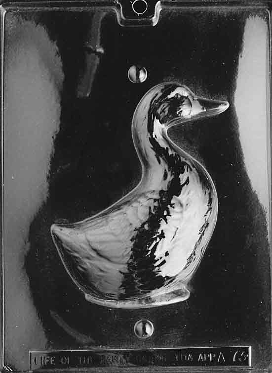3D Goose Chocolate Mould - Front by Home Chocolate Factory - professional pastry and chocolate equipment