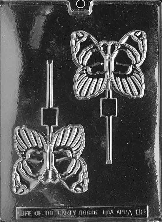 Butterfly Lollipops Chocolate Mould by Home Chocolate Factory - professional pastry and chocolate equipment