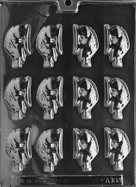 Razorbacks (Boars) Chocolate Mould by Home Chocolate Factory - professional pastry and chocolate equipment