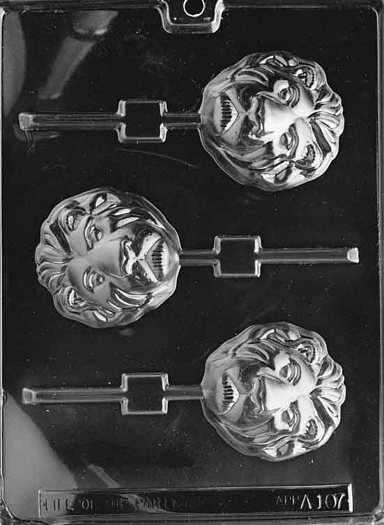 Big Lion Lollipops Chocolate Mould by Home Chocolate Factory - professional pastry and chocolate equipment