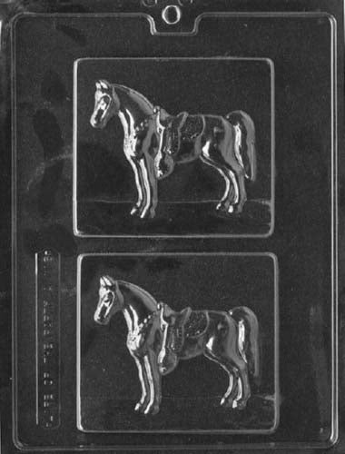 Horses on Plaques Chocolate Mould by Home Chocolate Factory - professional pastry and chocolate equipment