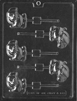 Puppy Lollipop Chocolate Mould by Home Chocolate Factory - professional pastry and chocolate equipment