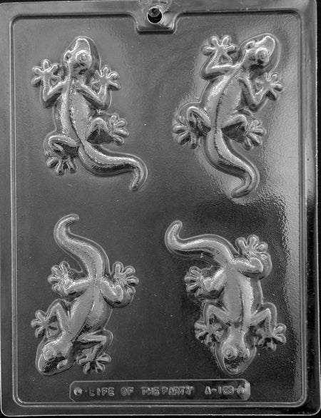 Lizards Chocolate Mould by Home Chocolate Factory - professional pastry and chocolate equipment