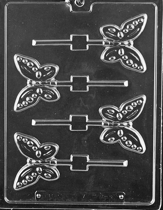 Butterfly Lollipop Chocolate Mould by Home Chocolate Factory - professional pastry and chocolate equipment