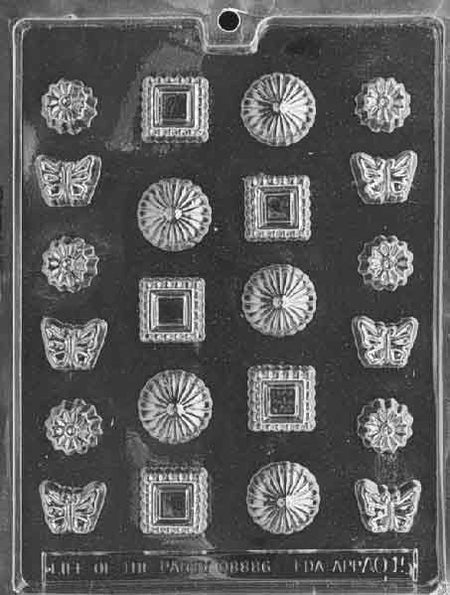Fancy Assortment Chocolate Mould by Home Chocolate Factory - professional pastry and chocolate equipment