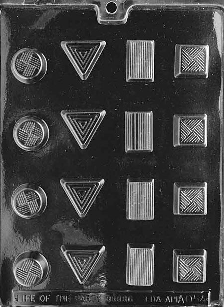 Bite Sized Assortment 1 Chocolate Mould by Home Chocolate Factory - professional pastry and chocolate equipment