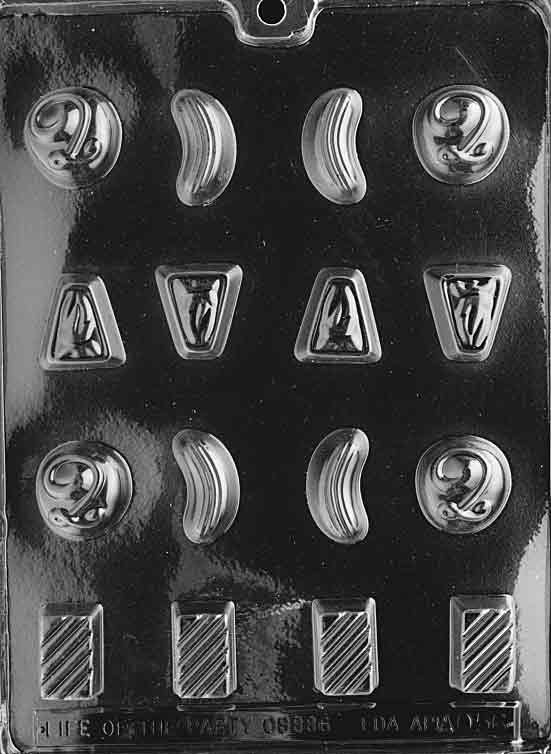 Bite Sized Assortment 3 Chocolate Mould by Home Chocolate Factory - professional pastry and chocolate equipment