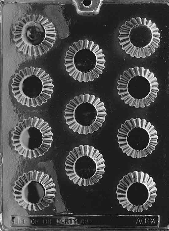 Fluted Cup Chocolate Mould by Home Chocolate Factory - professional pastry and chocolate equipment