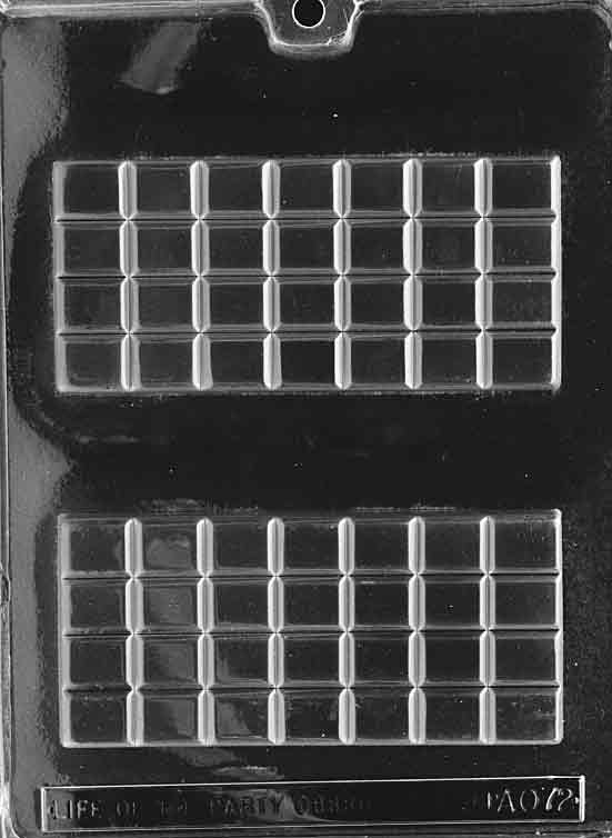 90g Break Apart Bar Chocolate Mould by Home Chocolate Factory - professional pastry and chocolate equipment