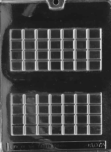 90g Break Apart Bar Chocolate Mould by Home Chocolate Factory - professional pastry and chocolate equipment