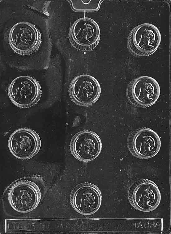 Trojan Chocolate Mould by Home Chocolate Factory - professional pastry and chocolate equipment