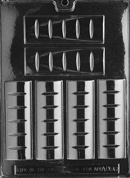 30g Break Apart Snack Bar Chocolate Mould by Home Chocolate Factory - professional pastry and chocolate equipment